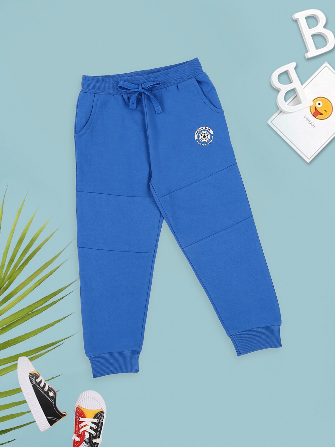 

MeeMee Boys Cotton Lounge Joggers, Blue
