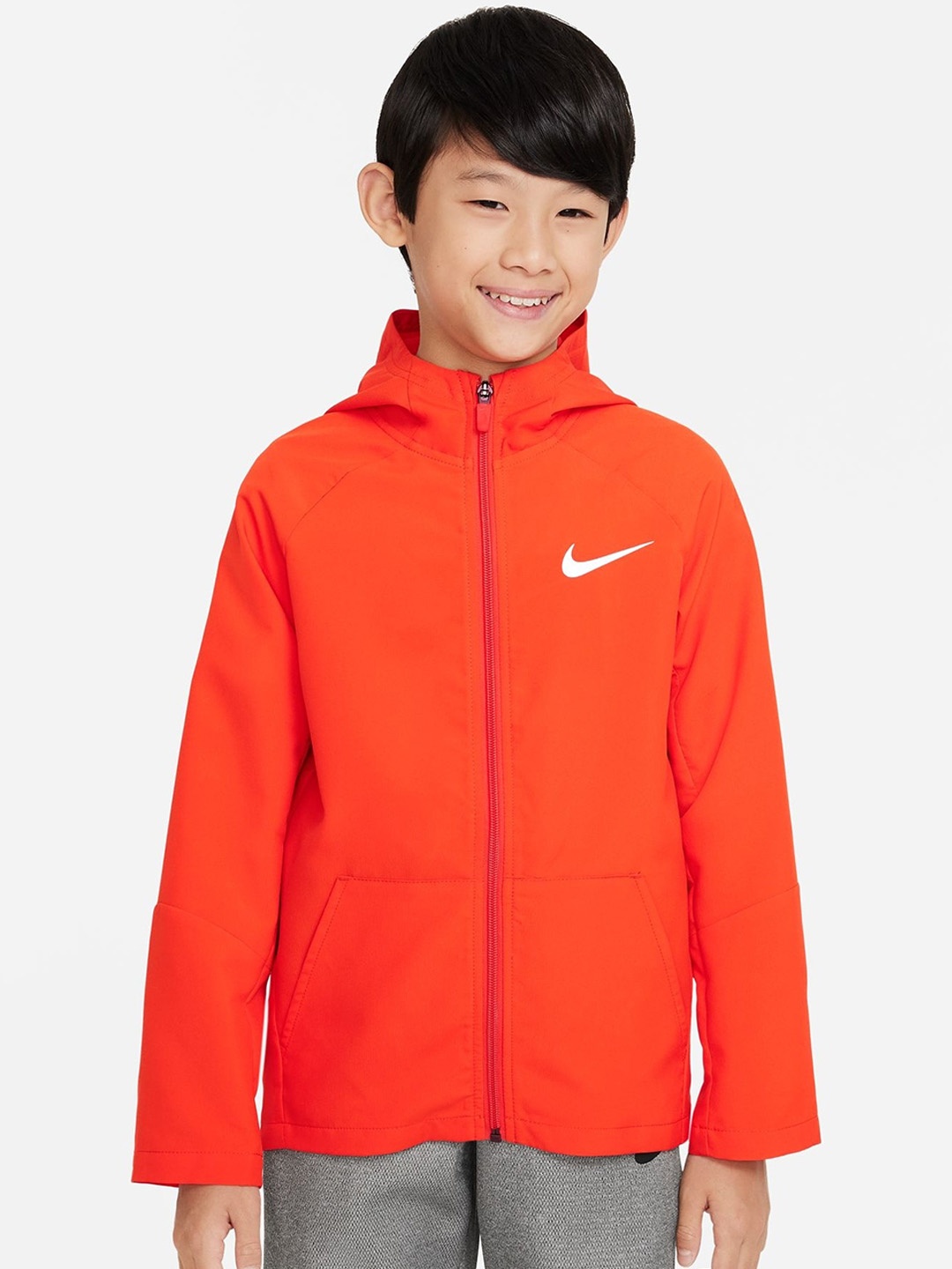 

Nike Dri-FIT Boys Woven Training Jacket, Red