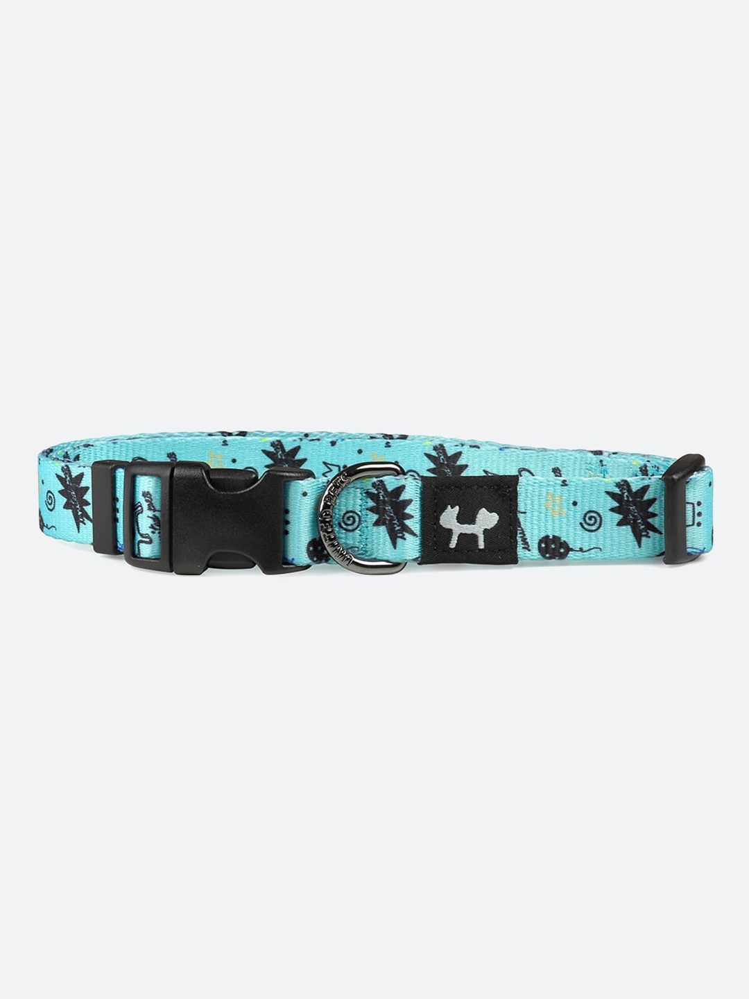 

UNITED PETS Blue & Black Printed Hypo-Allergenic Lightweight Training Dog Collar