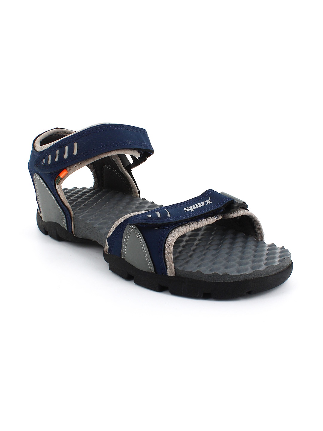 

Sparx Men Textured Sports Sandals, Navy blue