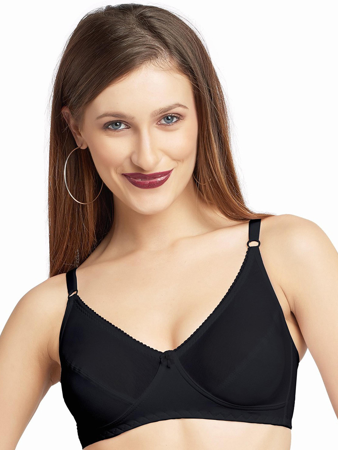 

Lovable Full Coverage All Day Comfort Super Support Cotton Everyday Bra, Black