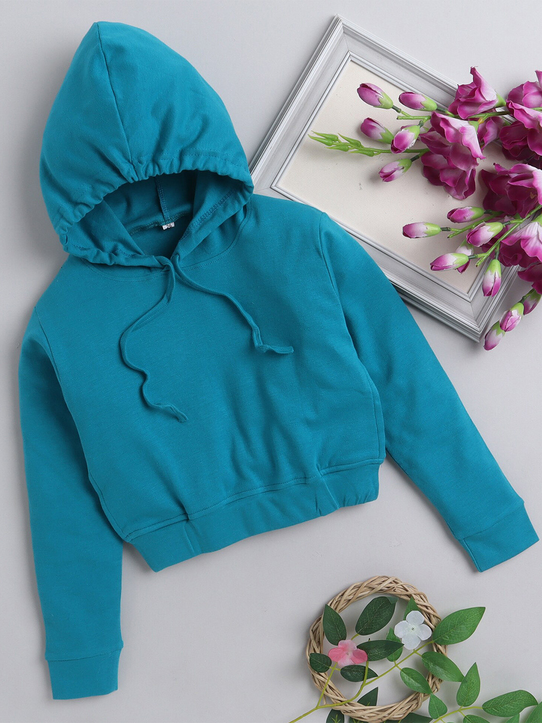 

Lil homies Girls Hooded Pullover, Green