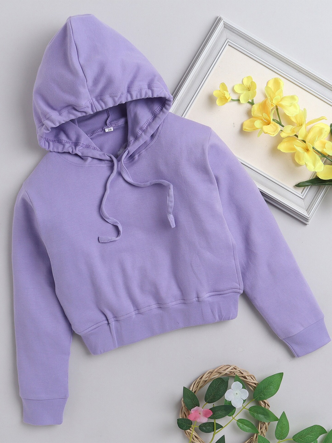 

Lil homies Girls Hooded Pullover, Lavender