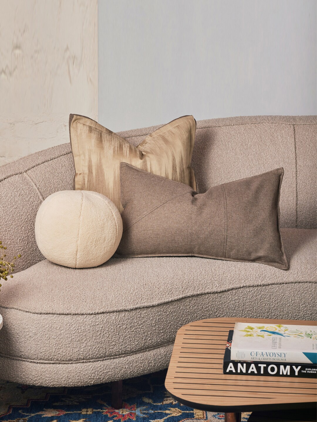 

Eris Home Gold-Toned Striped Cotton Silk Square Cushion Cover