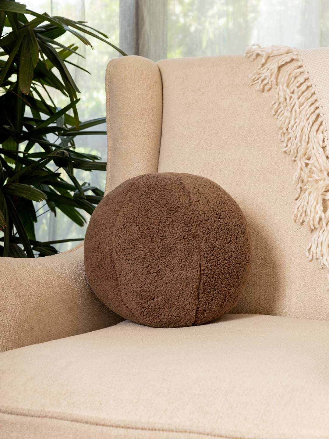 

Eris Home Brown Sphere Pre-Filled Cushions