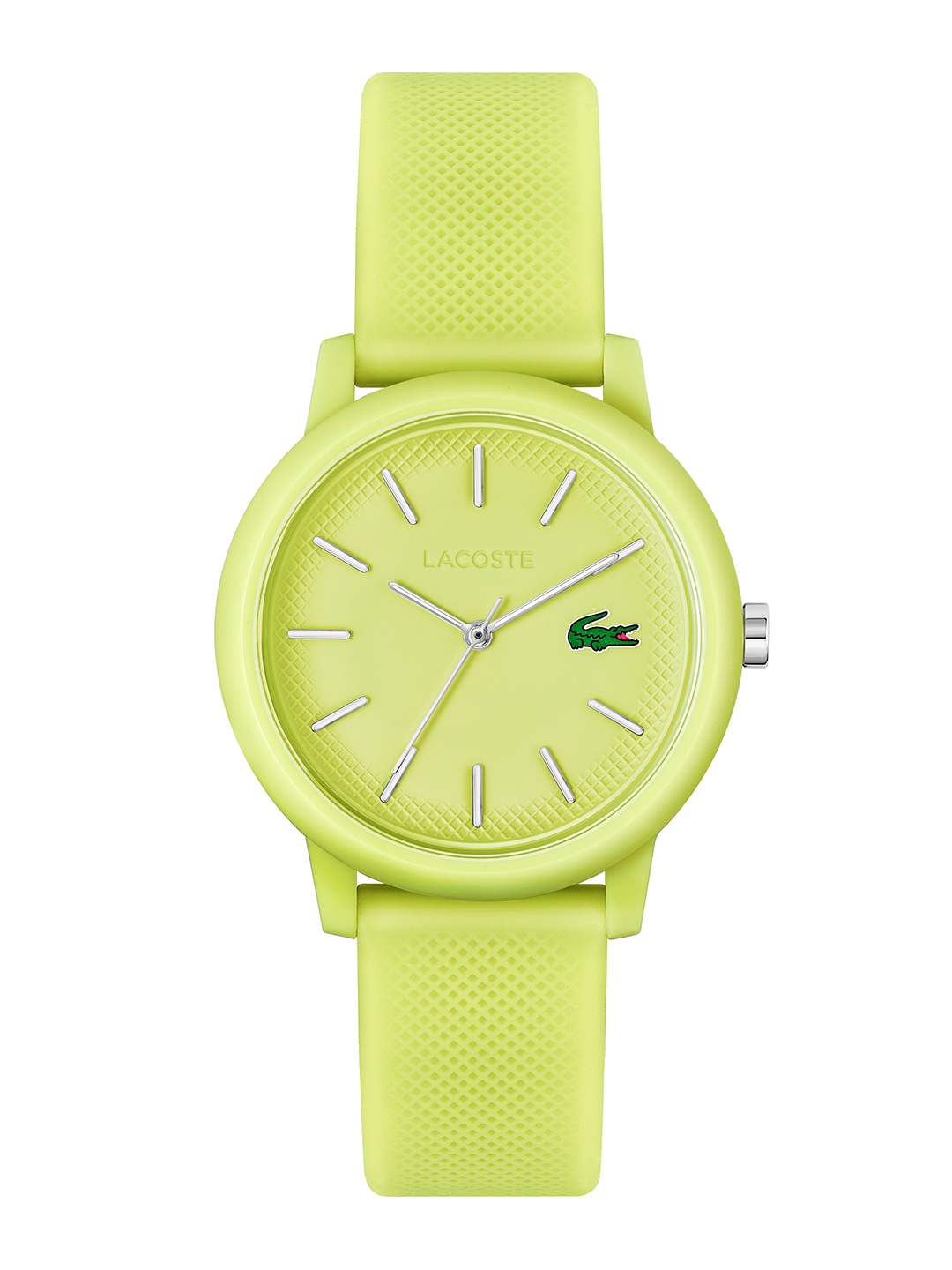 

Lacoste Women L.12.12 Textured Analogue Watch 2001316, Fluorescent green