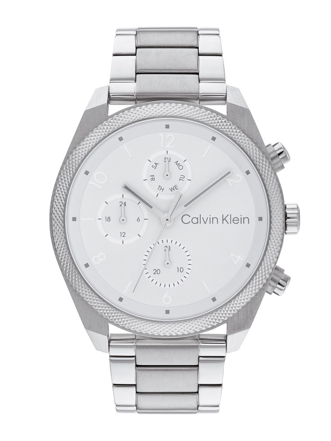 

Calvin Klein Men Impact Multifunction Analogue Watch 25200356, Silver