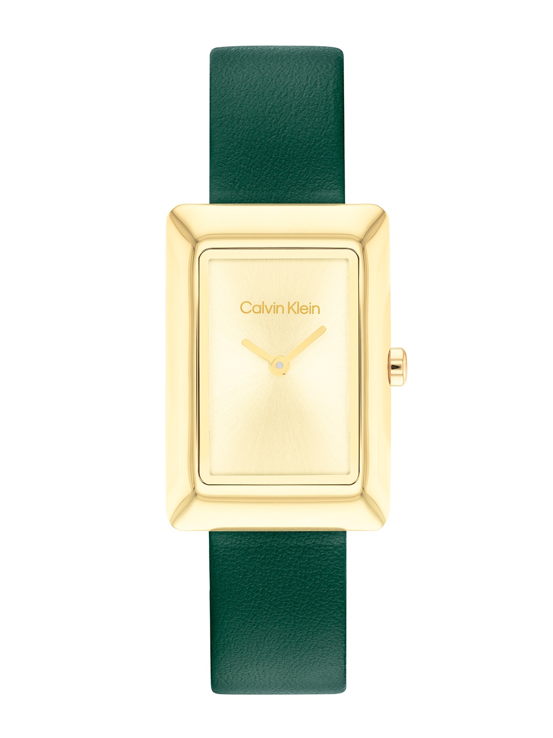 

Calvin Klein Women Styled Leather Analogue Watch 25200397, Gold