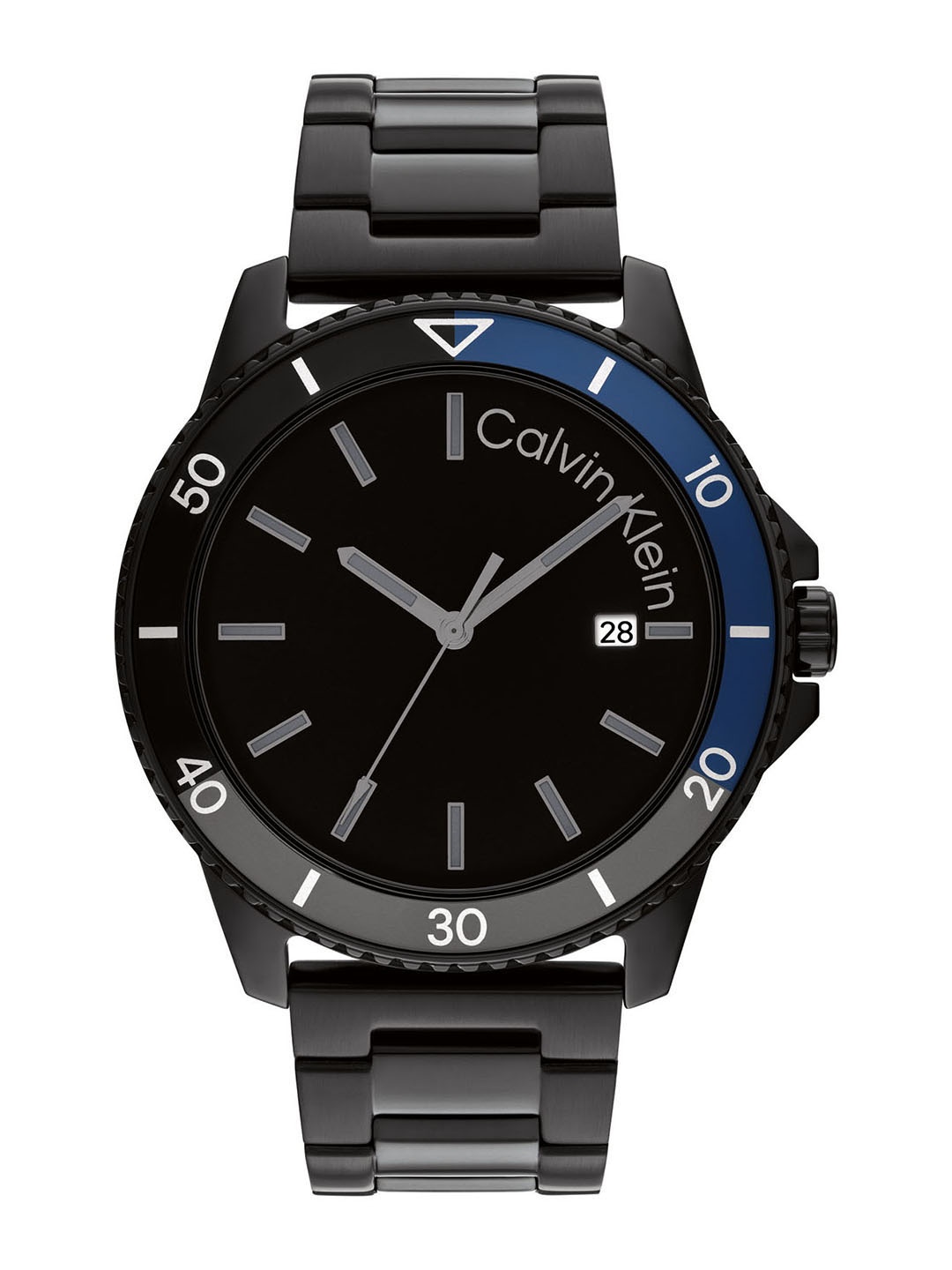 

Calvin Klein Men Aqueous Analogue Watch 25200382, Black