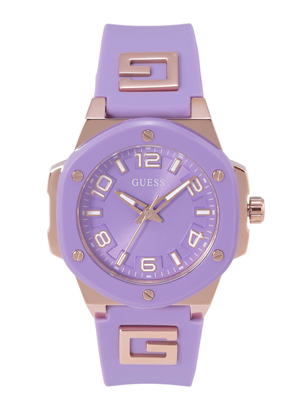 

GUESS Women G Hype Analogue Watch GW0555L5, Purple