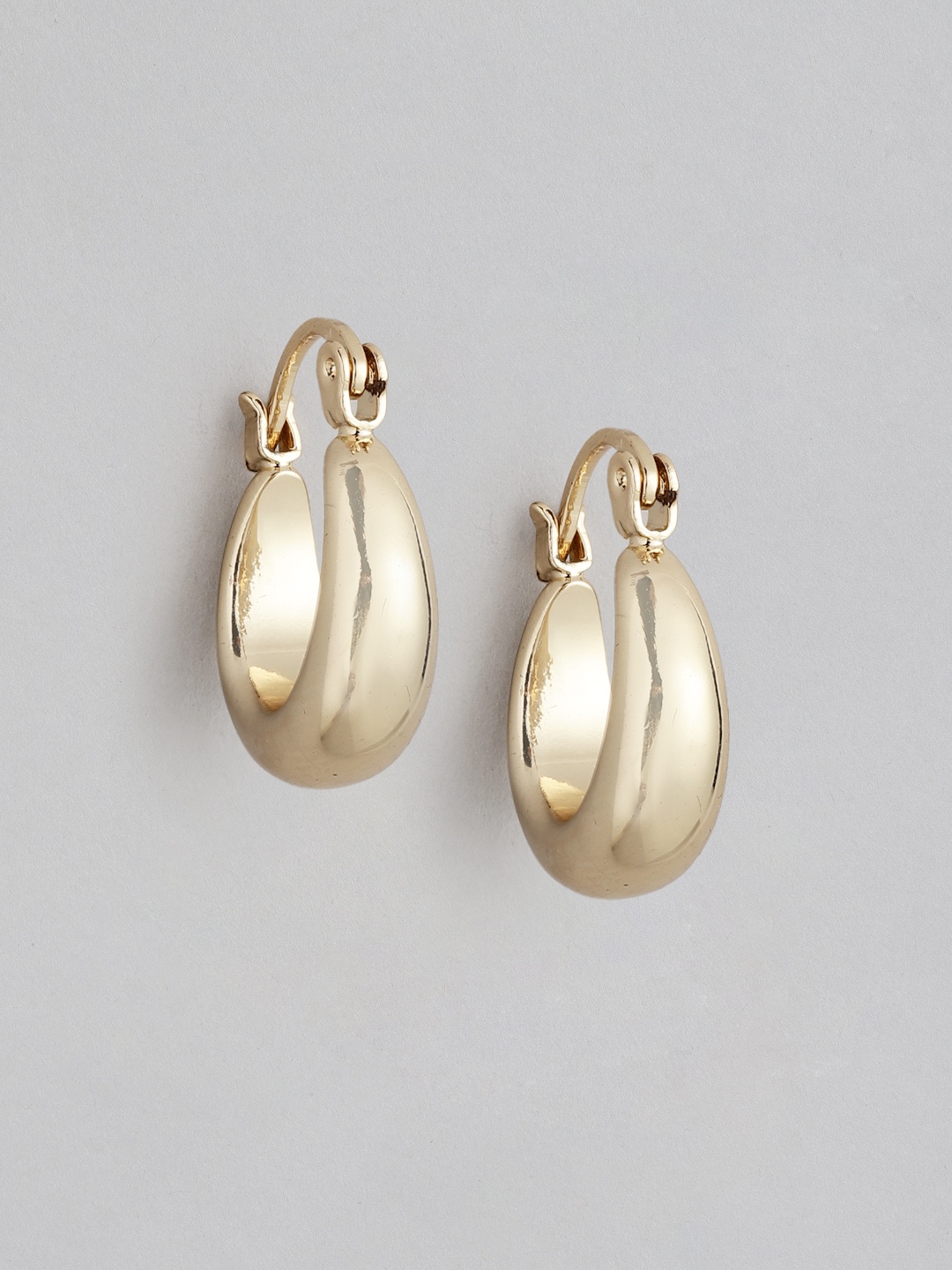 

Forever New Dionne Hinge Gold-Plated Circular Hoop Earrings