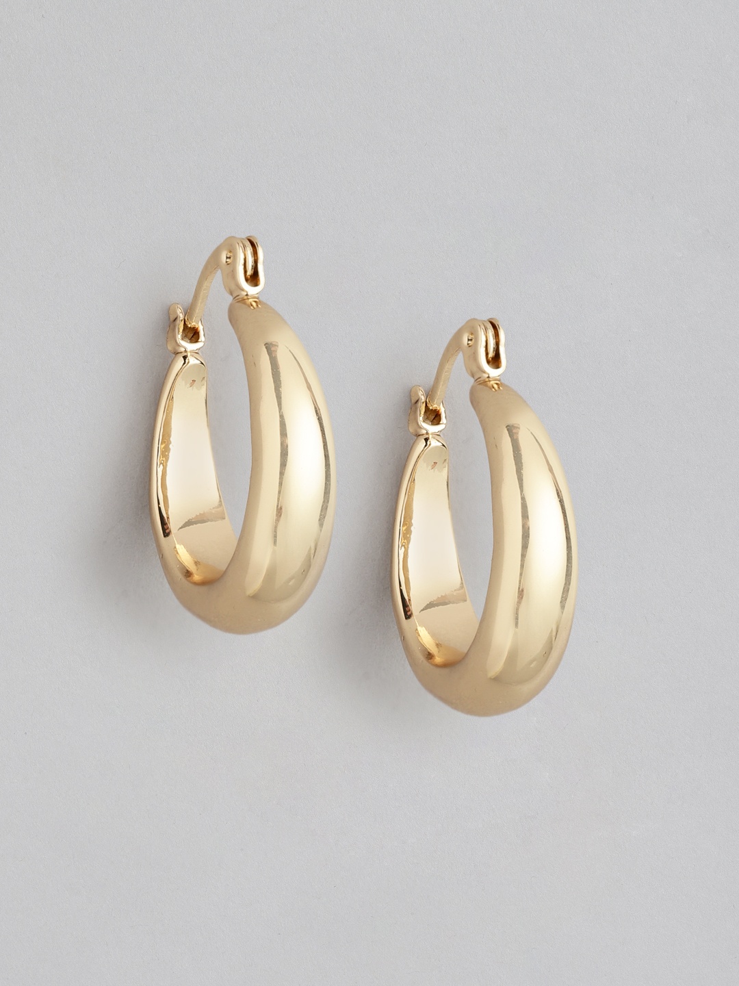 

Forever New Dionne Hinge Gold-Plated Classic Hoop Earrings