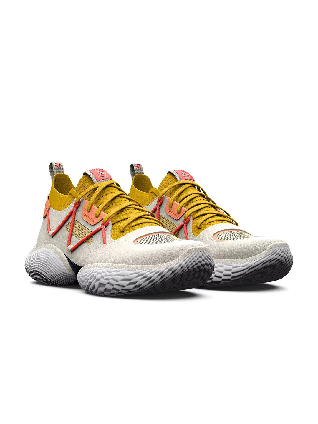 

UNDER ARMOUR Unisex CURRY FLOW COZY Textured Walking Sports Shoes, White