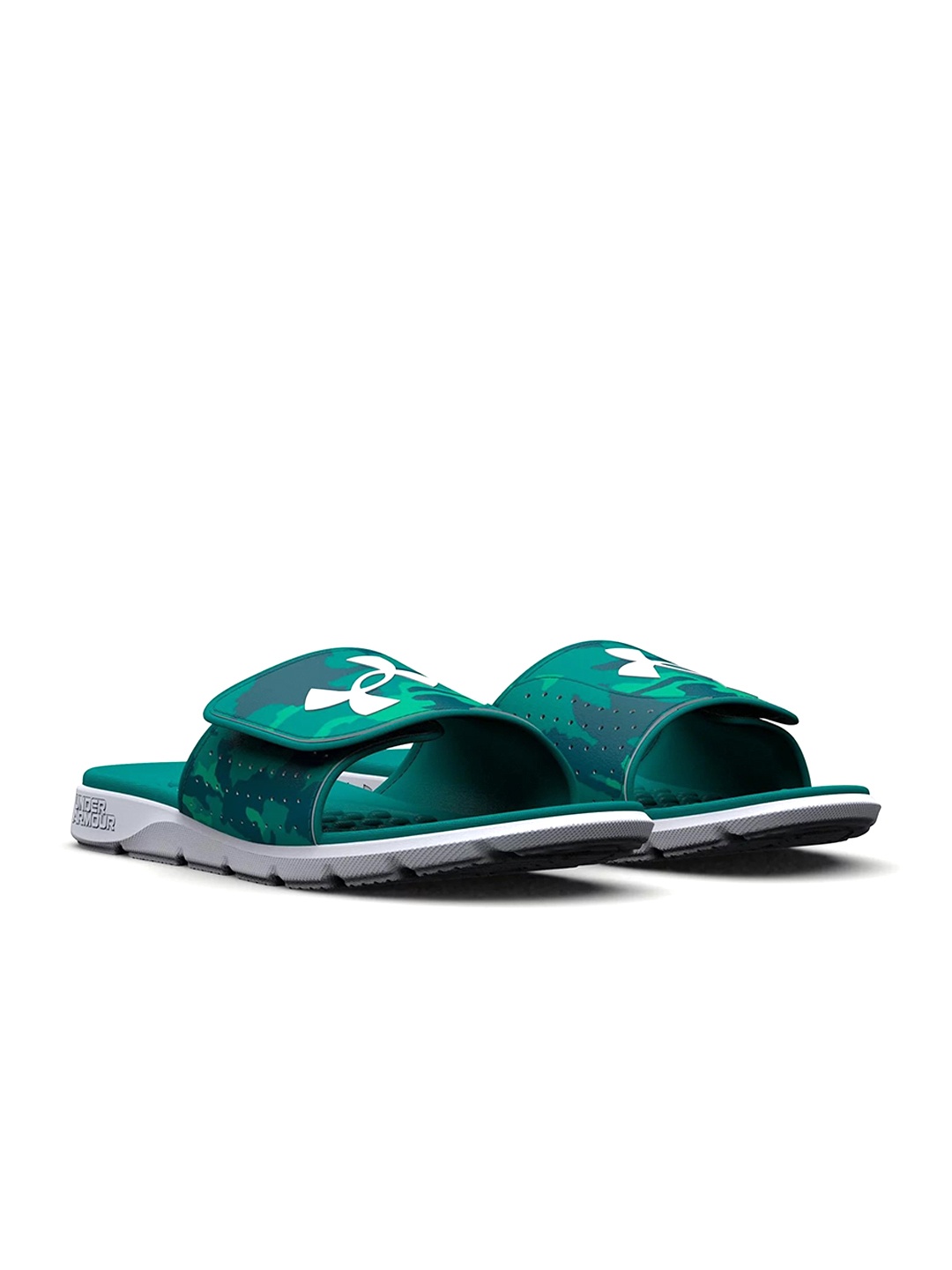 

UNDER ARMOUR Men Ignite 7 Graphic Strap Sliders, Green