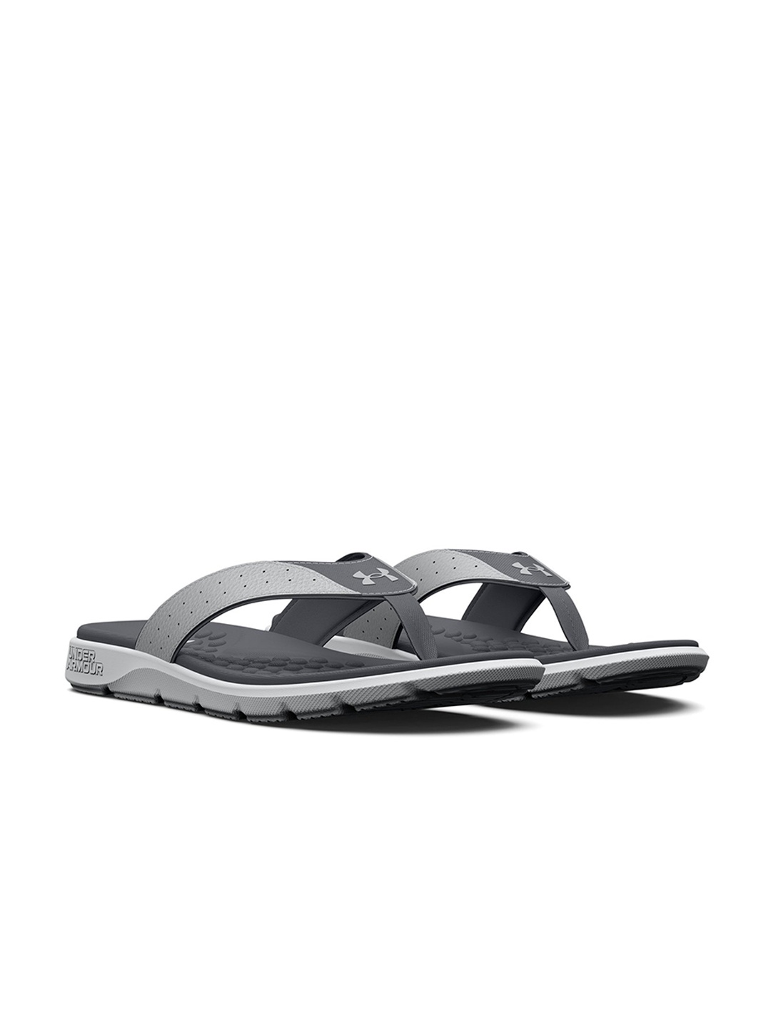 

UNDER ARMOUR Men Ignite 7 Thong Flip Flops, Grey