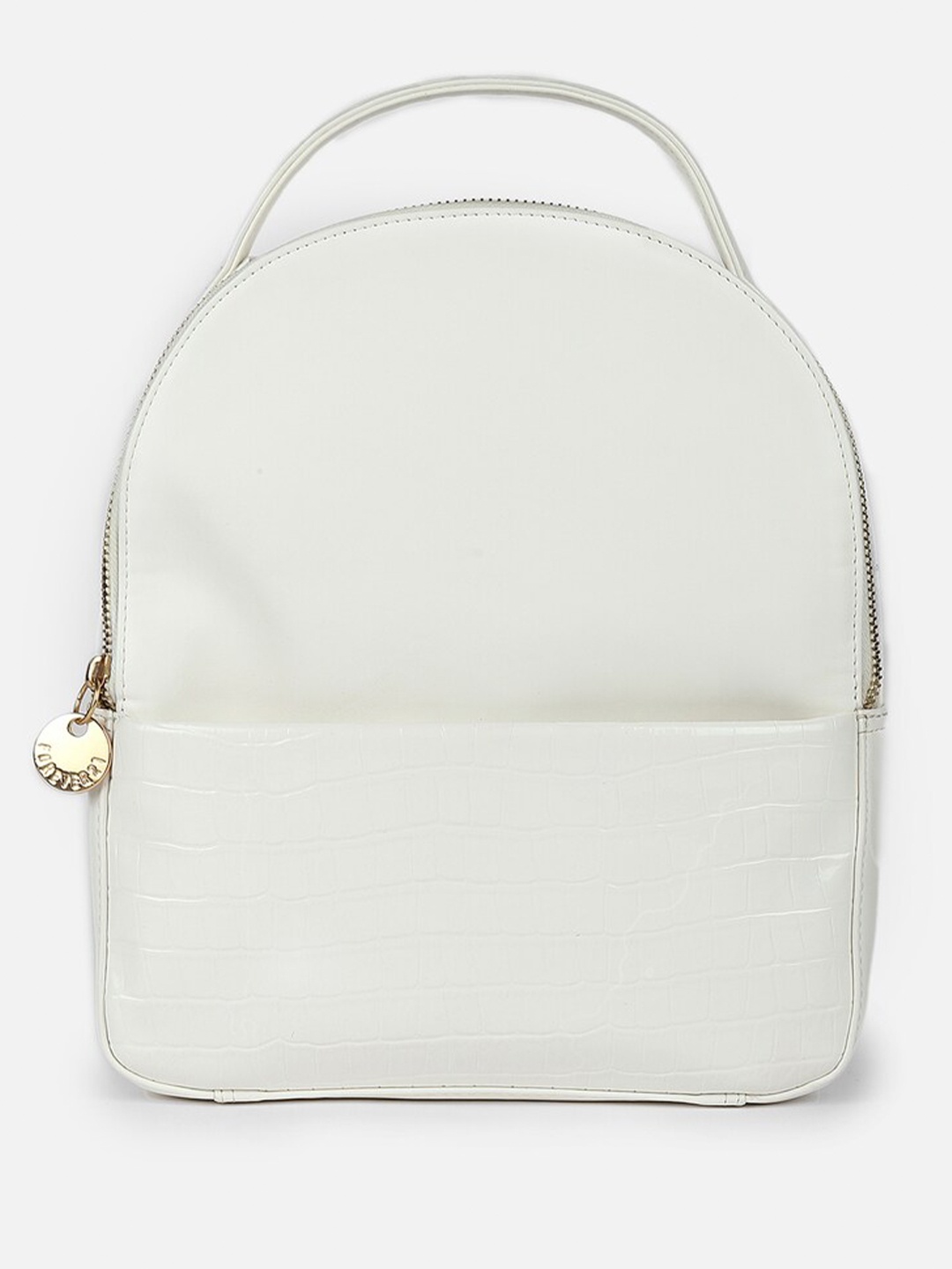 

FOREVER 21 PU Backpack, White