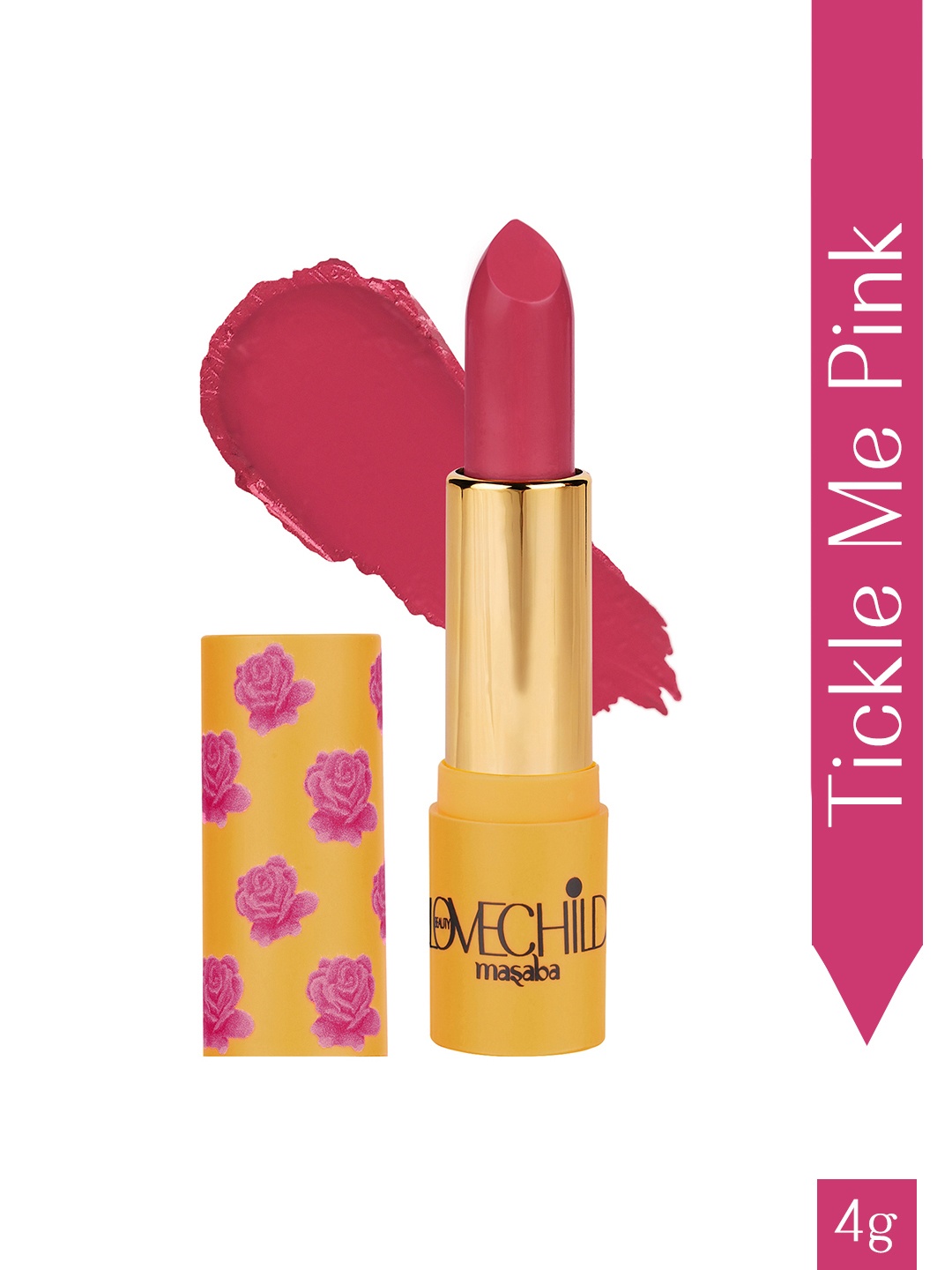 

Lovechild Masaba Rani Core Luxe Matte Lipstick - 4g - Tickle Me Pink