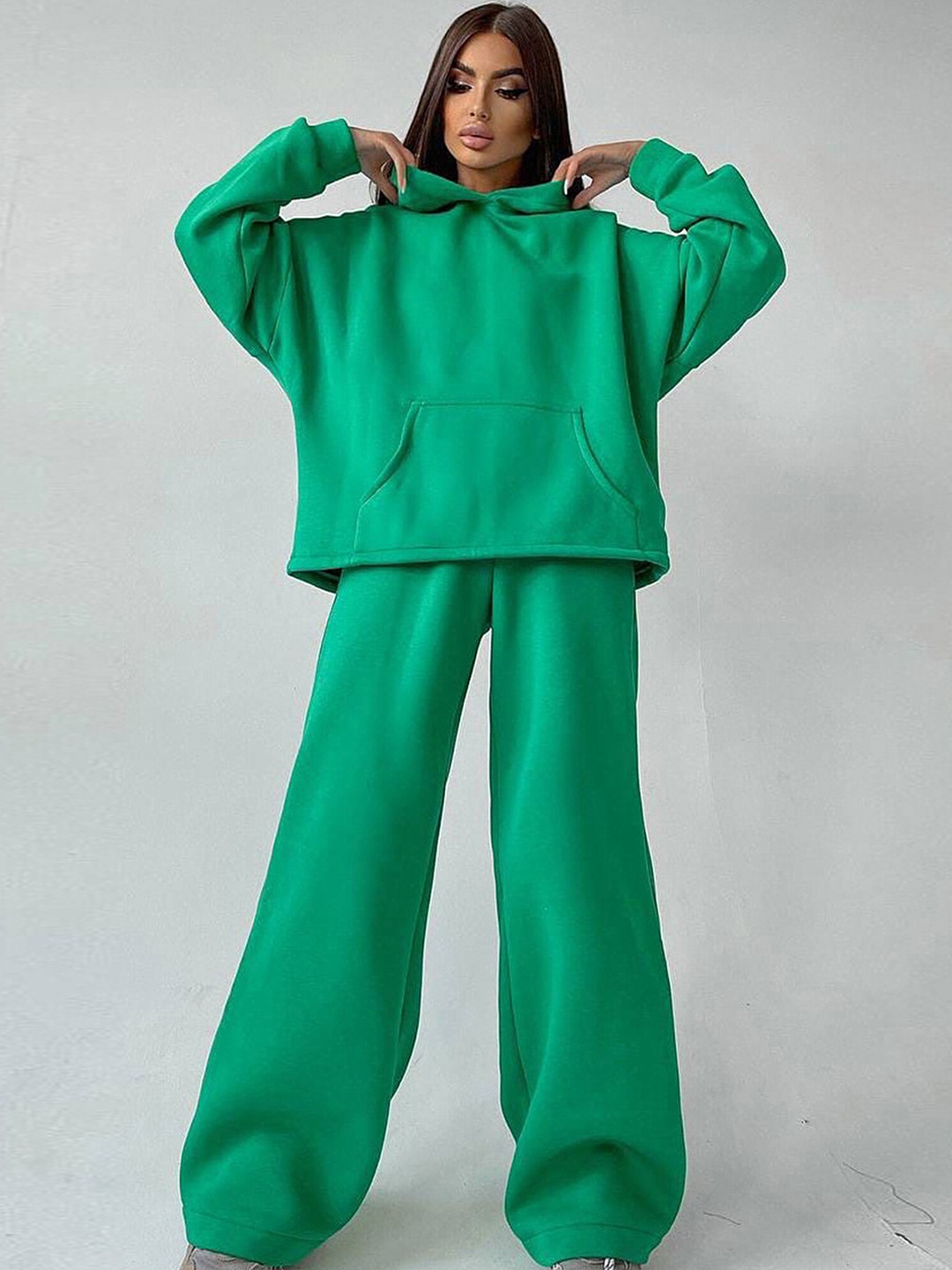 

LULU & SKY Hooded Relaxed-Fit Tracksuit, Green