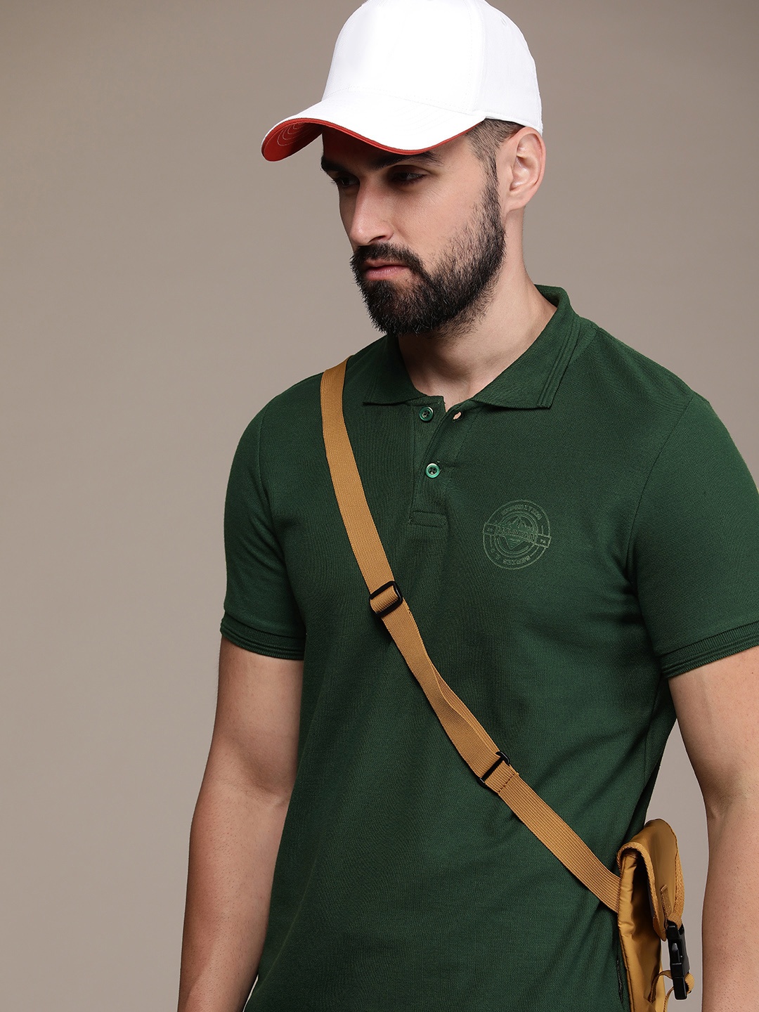

The Roadster Life Co. Polo Collar T-shirt, Green