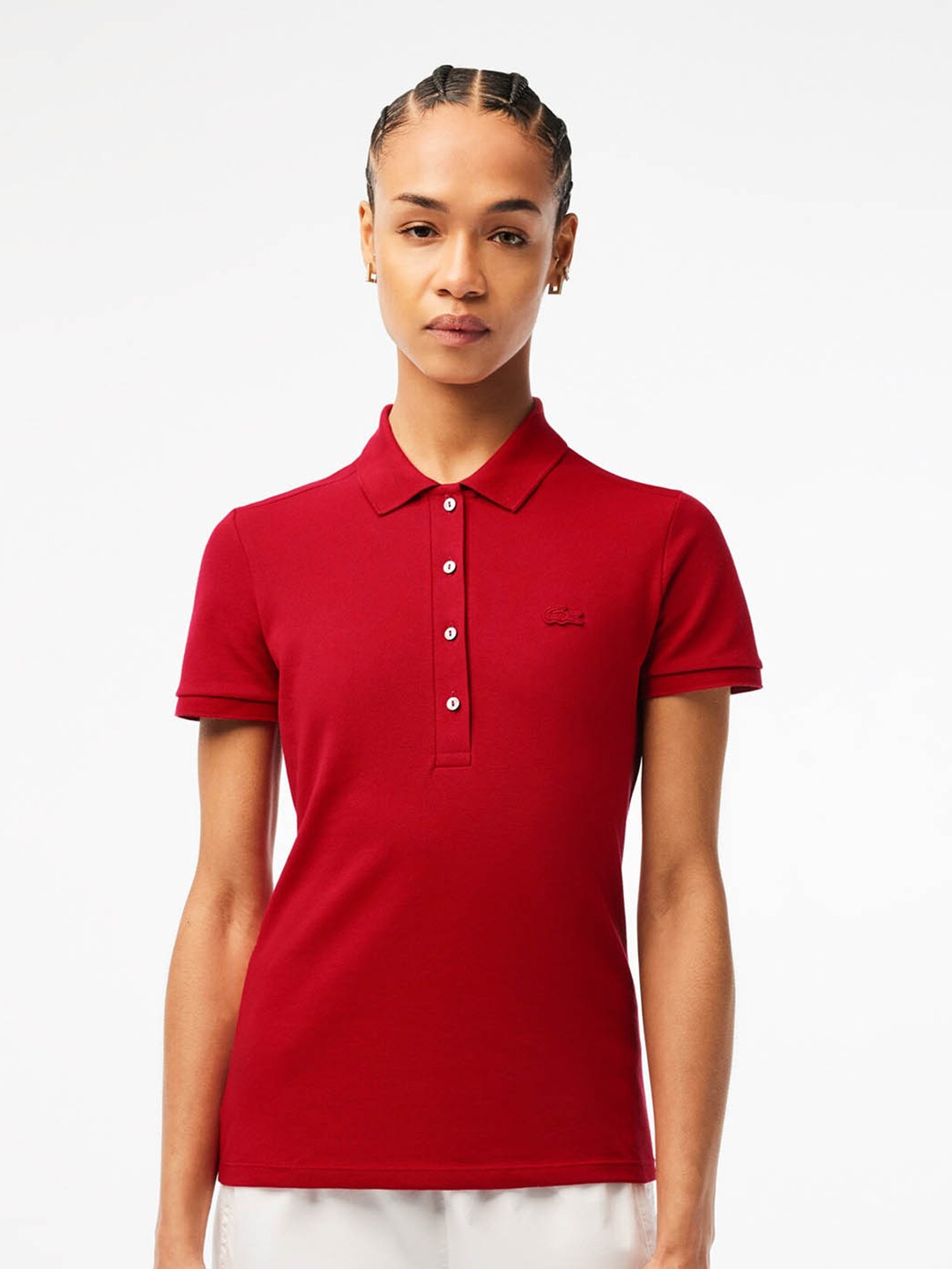 

Lacoste Polo Collar Slim Fit T-shirt, Red