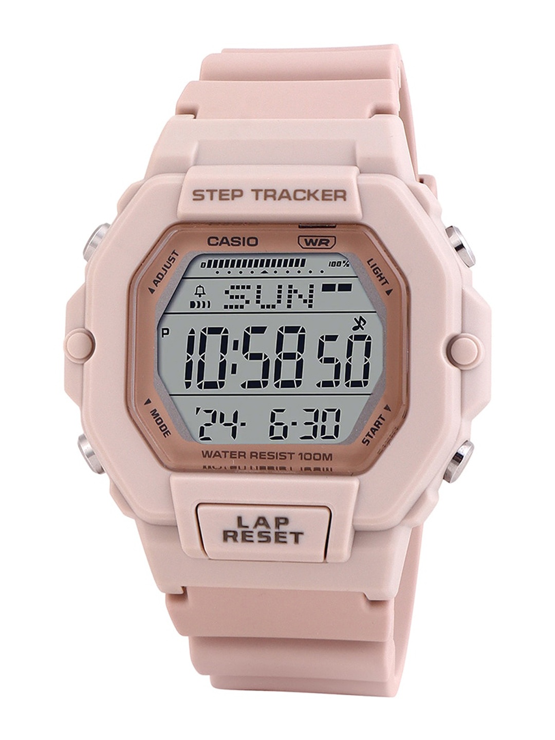 

CASIO Unisex Round Dial Water Resistance Digital Watch- G1427, Pink
