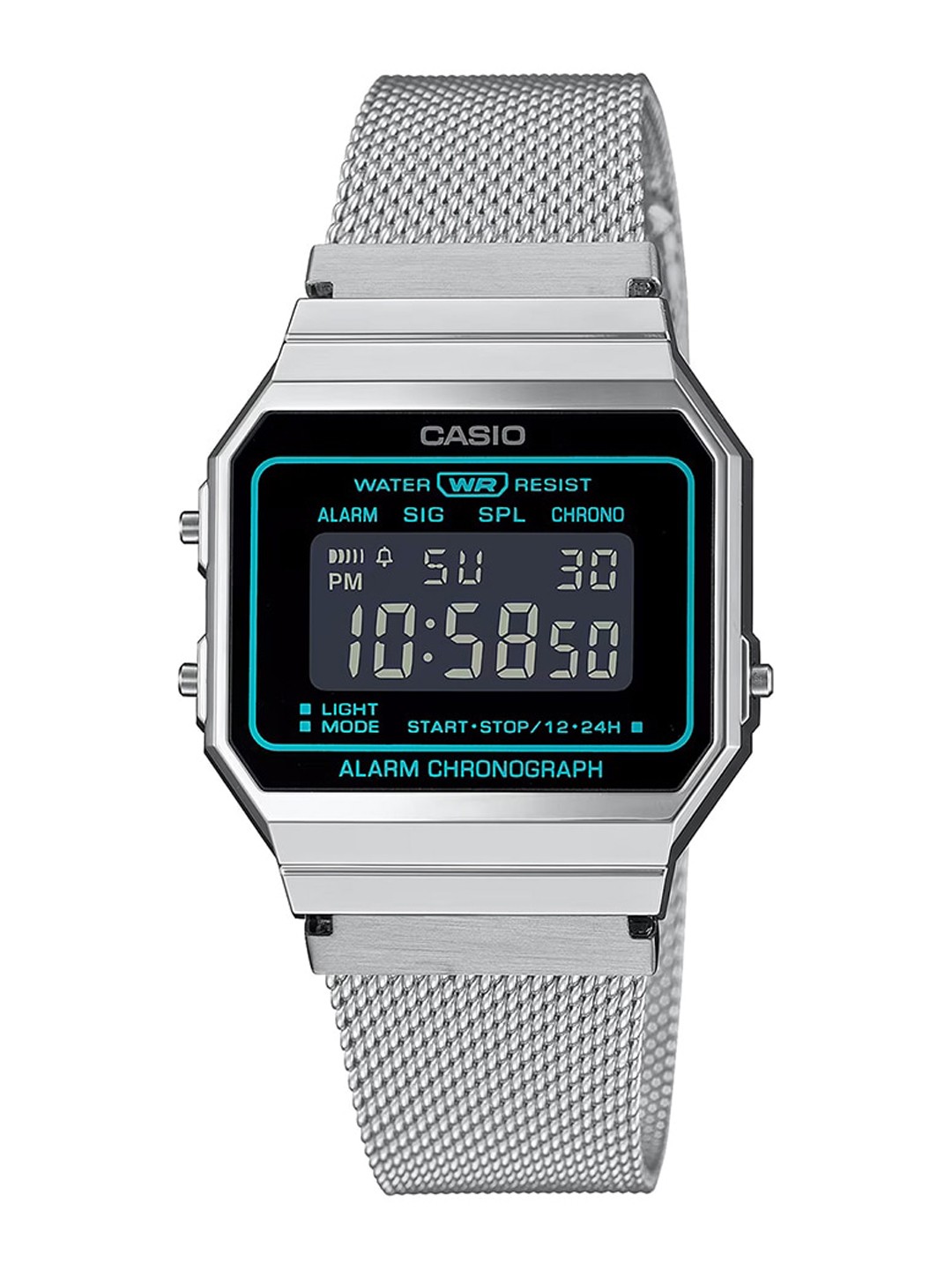 

CASIO Unisex Water Resistance Stainless Steel Digital Chronograph Watch D329, Black