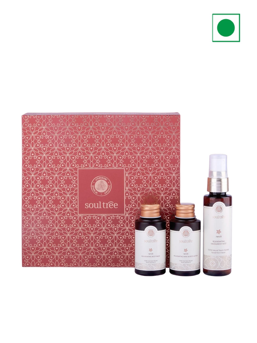 

Soultree Nerolii Essentials Rejuvenating Body Care Mini Box - 110ml, White
