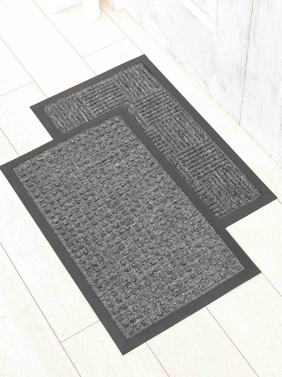

Ariana Grey 2 Pieces Self Design Anti-Skid Doormats