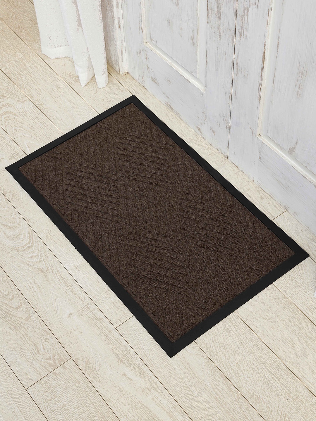 

Ariana Brown Textured Anti-Skid Rectangular Doormats