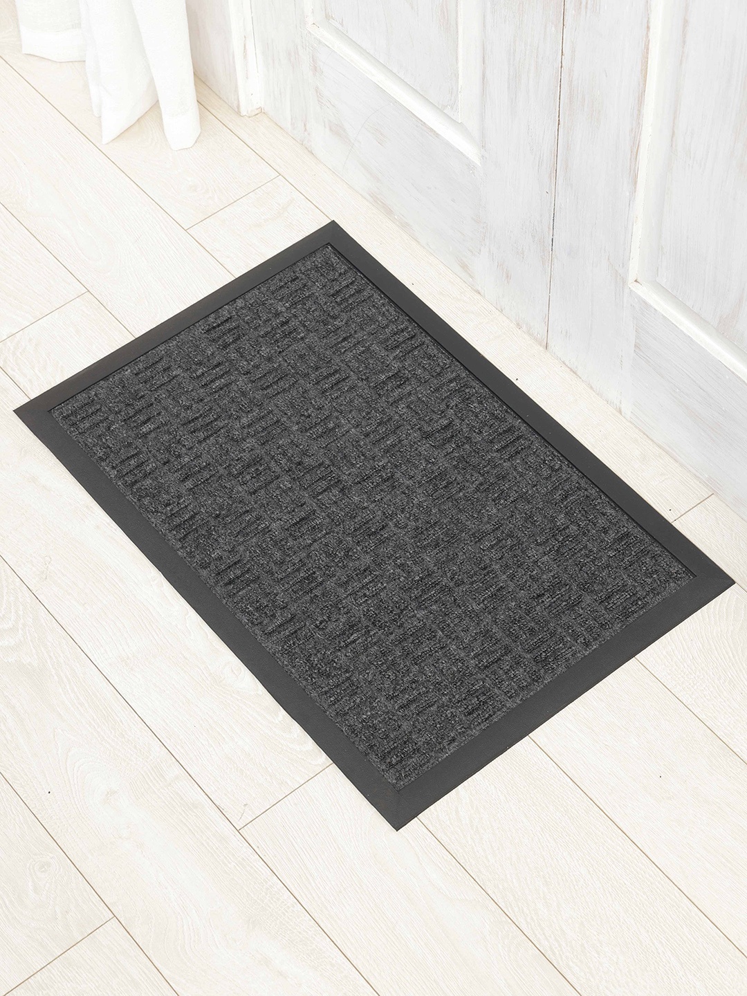 

Ariana Grey Self Design Anti-Skid Doormat