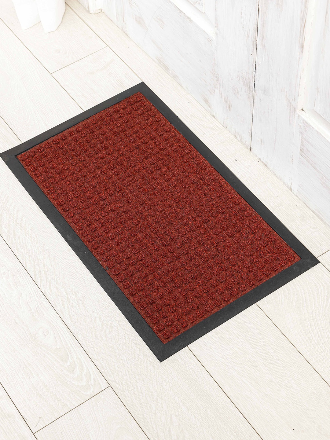 

Ariana Red Self Design Anti-Skid Doormats