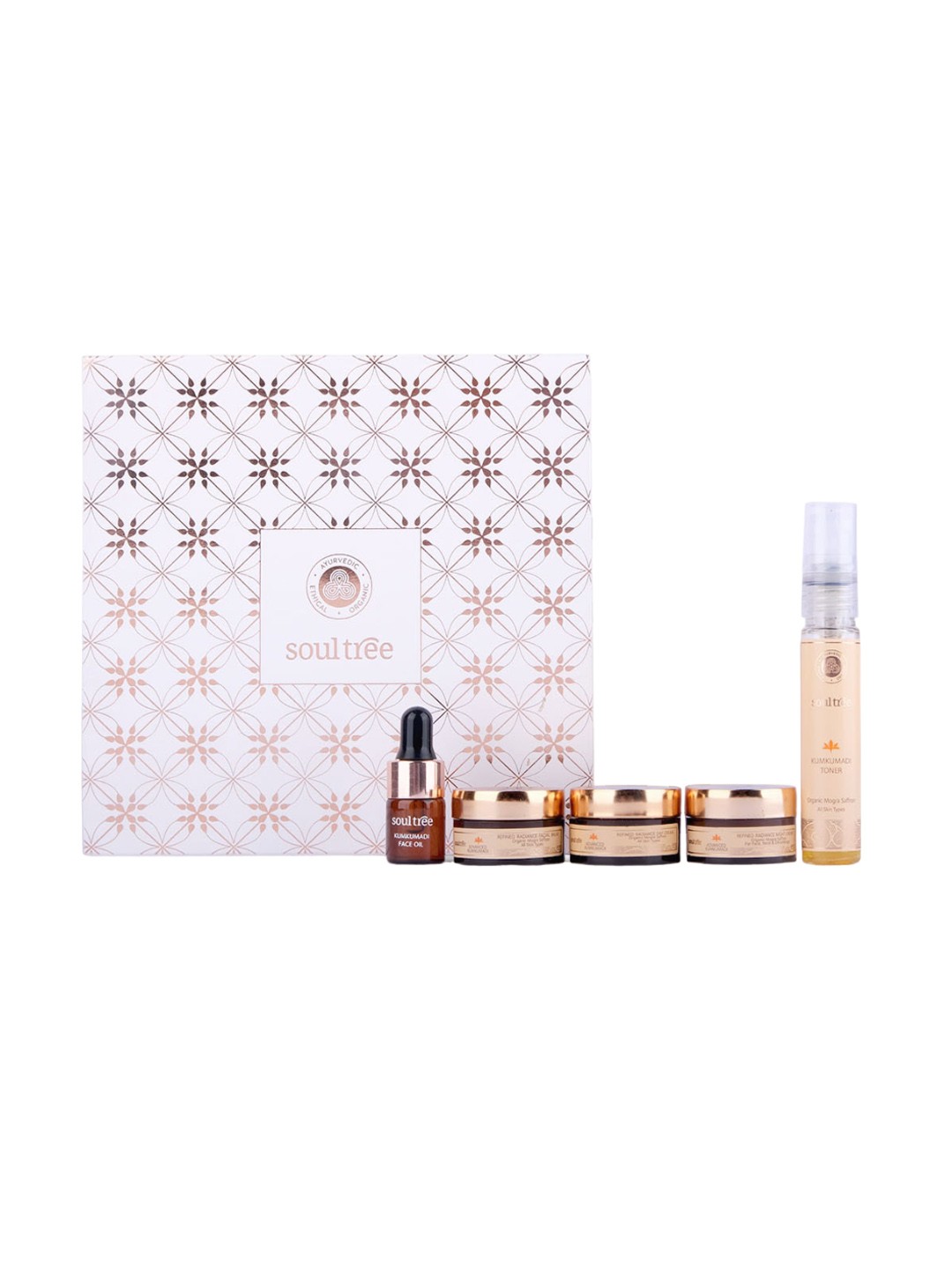 

Soultree Advanced Kumkumadi Face Essentials Trial Set - 27g, White