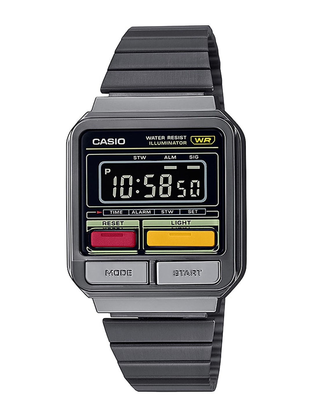 

CASIO Vintage A120WEGG-1BDF Black Digital Dial Black Stainless Steel Band D323