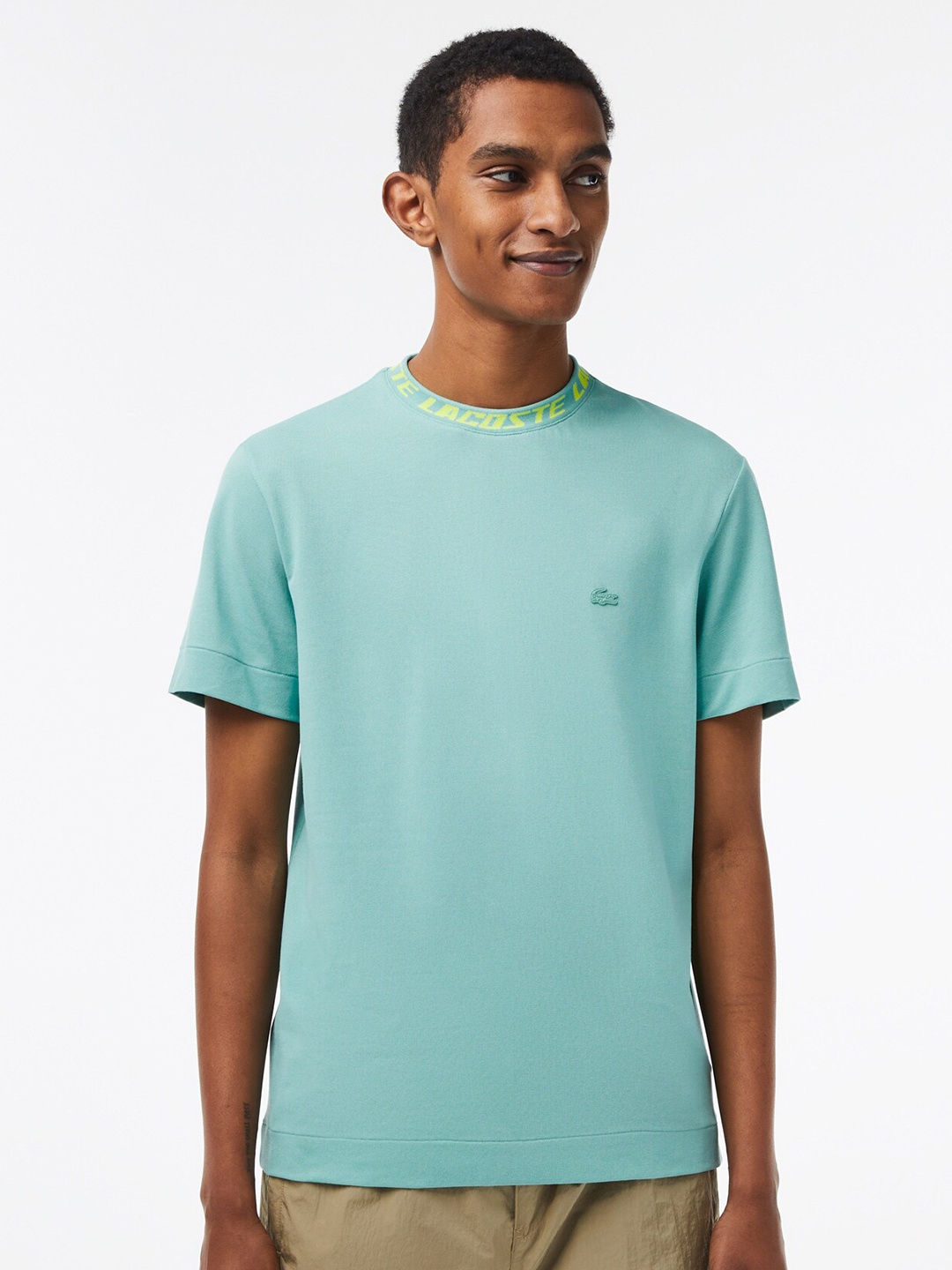 

Lacoste Round Neck Regular Fit T-shirt, Green