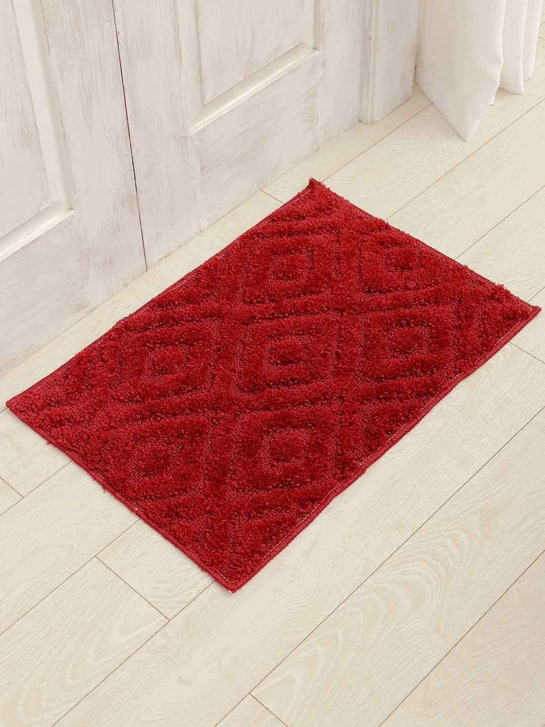 

Ariana Red 1600 GSM Microfiber Anti-Skid Bath Rug