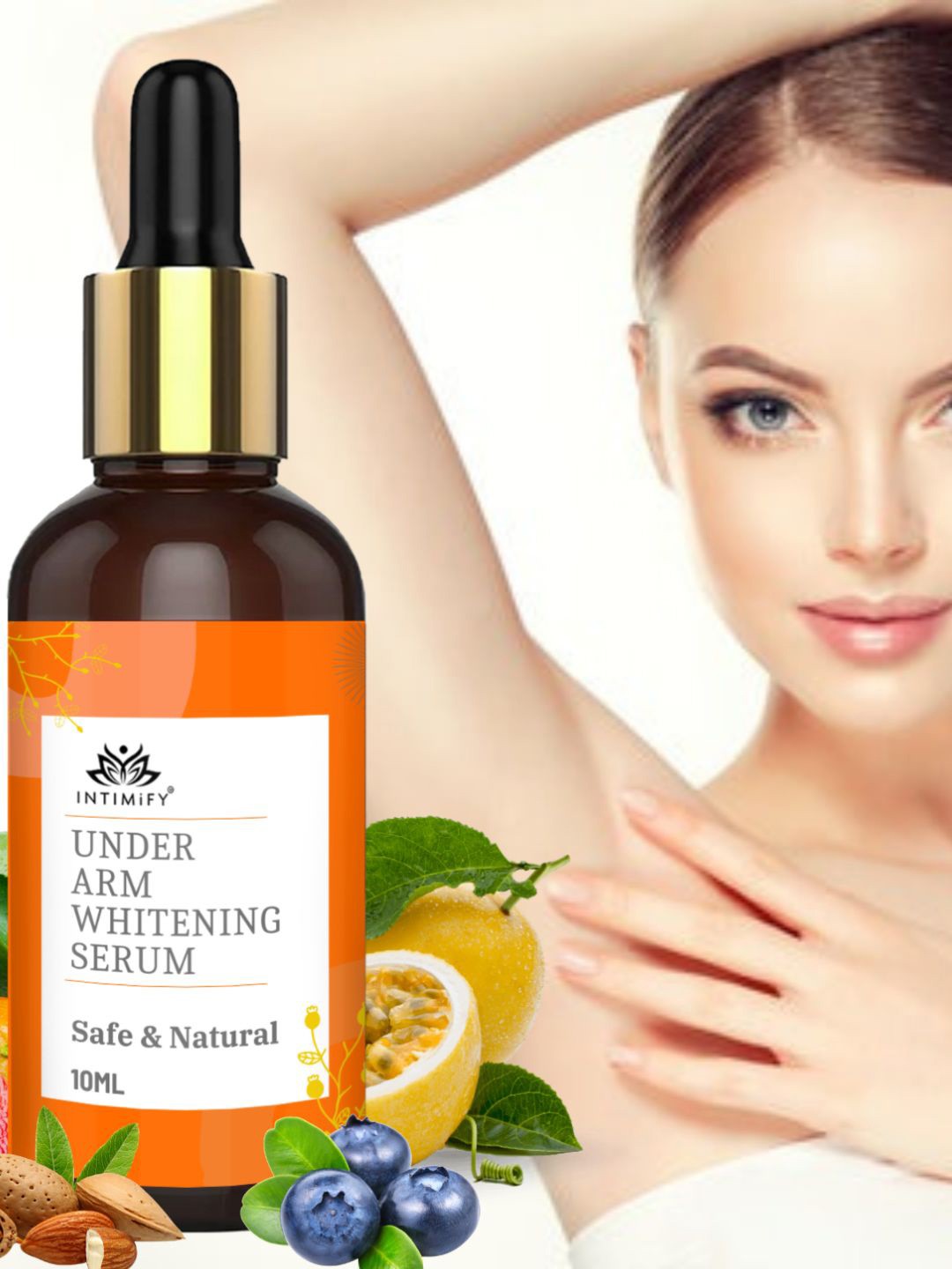 

INTIMIFY Under Arm Whitening Serum - 10ml, Transparent