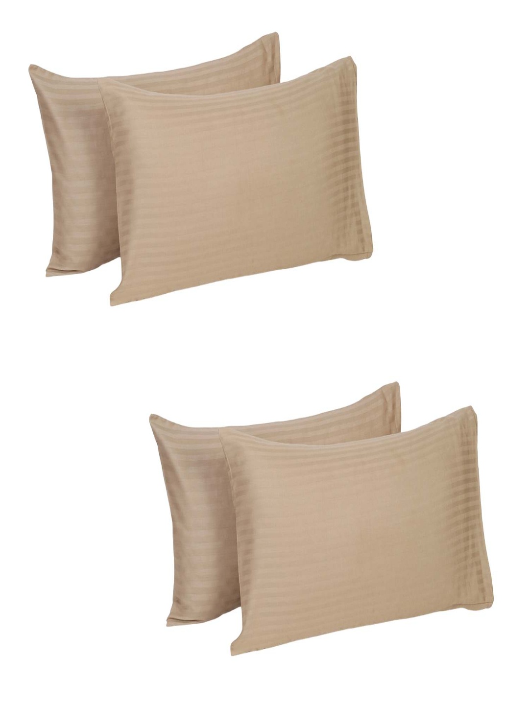 

Naksh Beige Set of 4 210 TC Pillow Covers