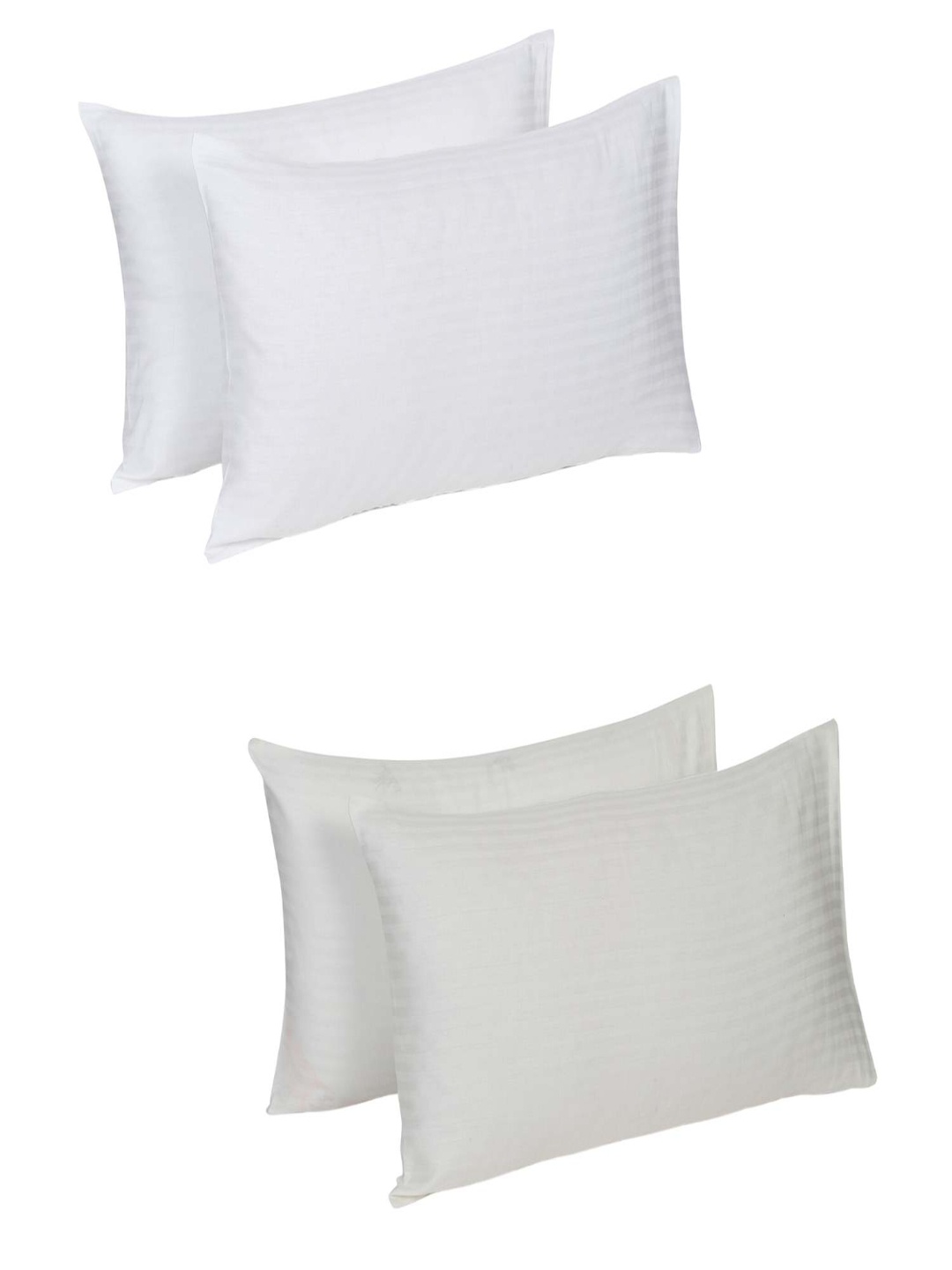 

Naksh 2-Pcs 210 TC Pillow Covers, White