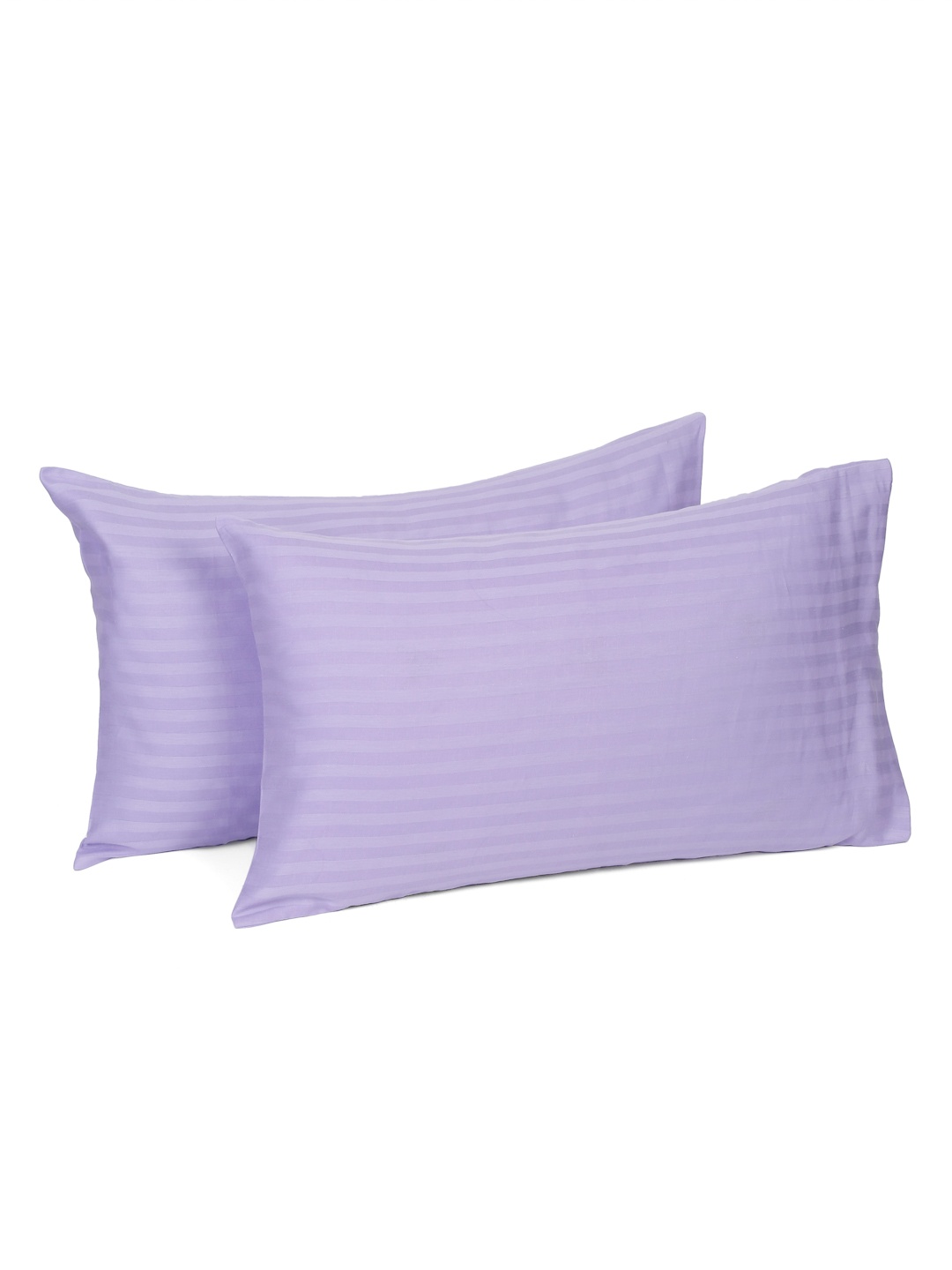 

Naksh 2-Pcs 210 TC Pillow Covers, Lavender