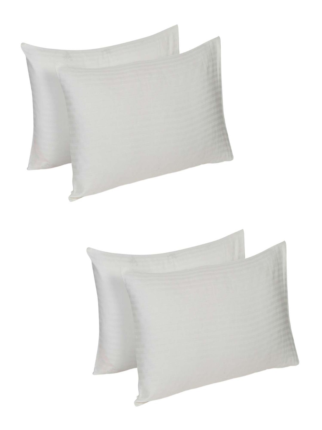 

Naksh 4-Pcs 210 TC Cotton Pillow Covers, Grey