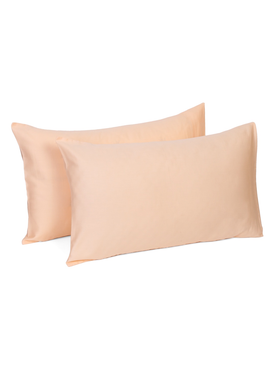 

Naksh Peach Color 2 Pieces Pure Cotton Pillow Covers