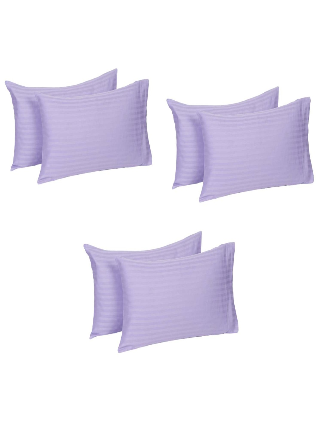 

Naksh 2-Pcs 210 TC Pillow Covers, Lavender