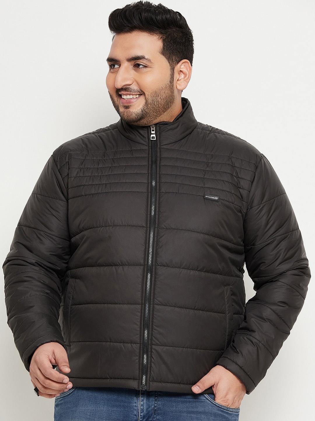 

BETTER THINK Plus Size Lightweight Puffer Jacket, Black