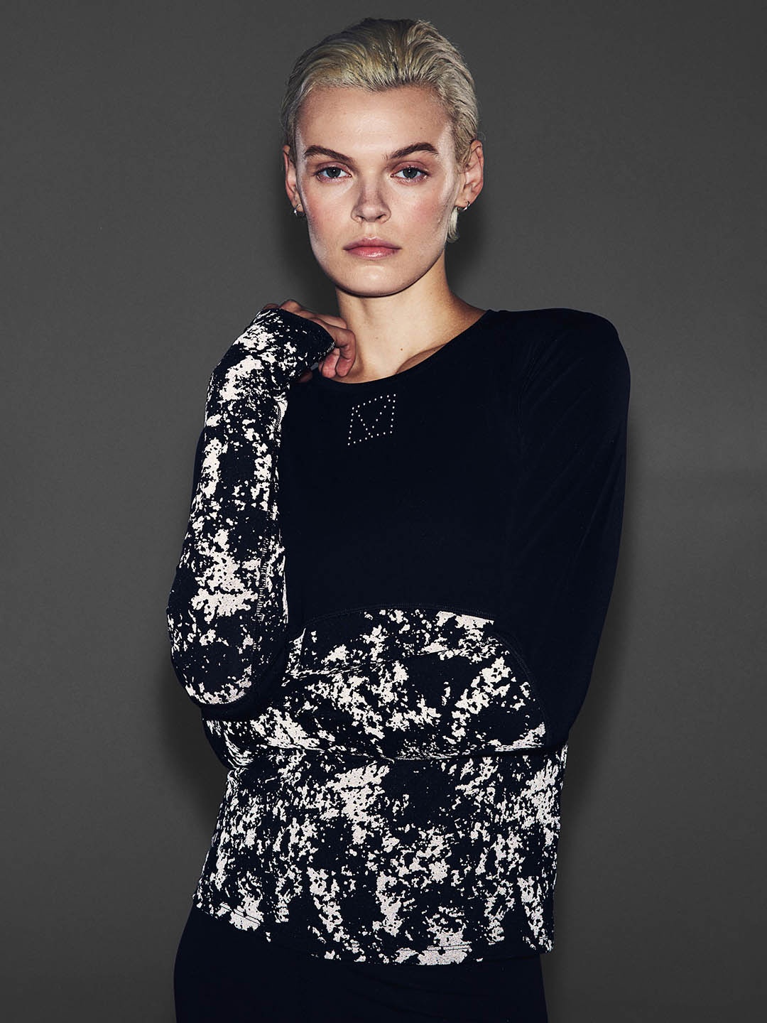 

H&M DryMove Running Top, Black