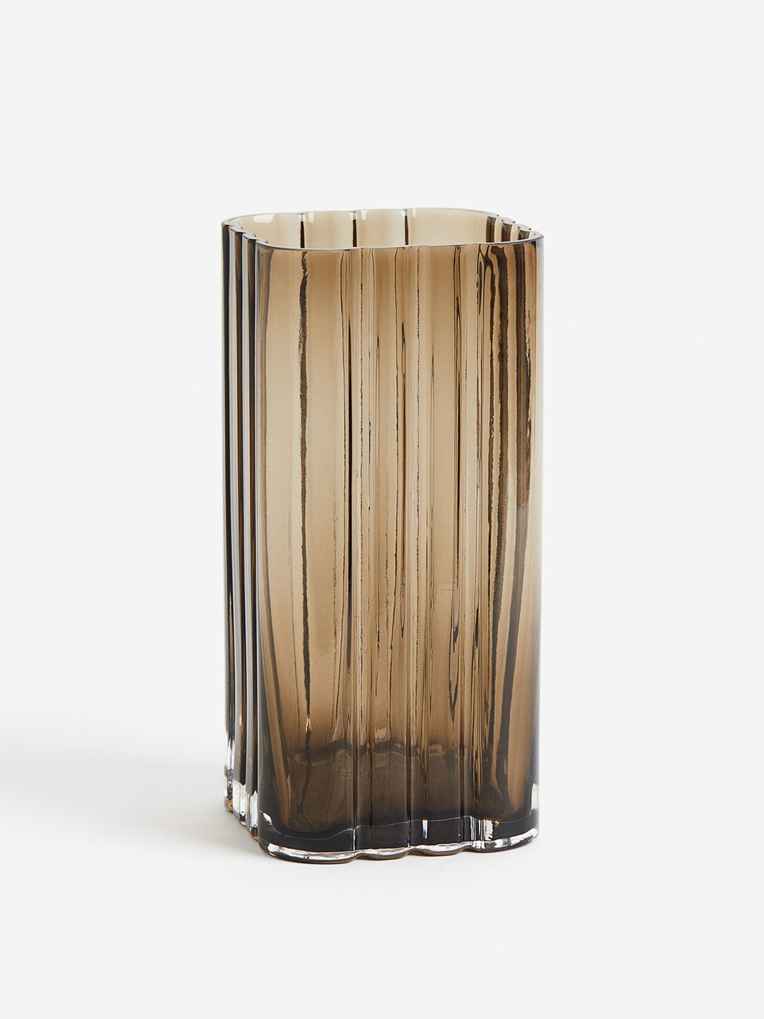 

H&M Beige Large Glass Vase