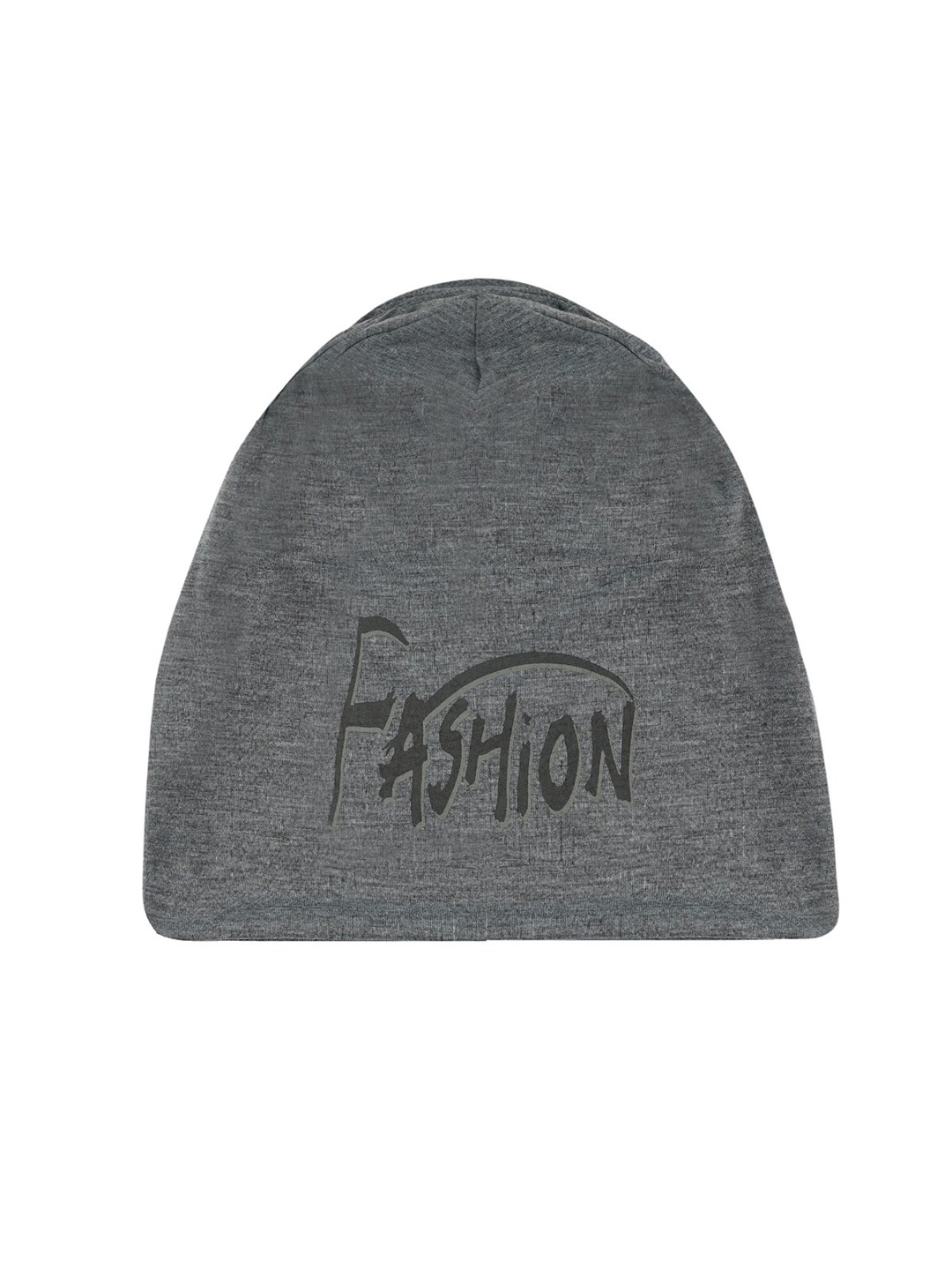 

iSWEVEN Unisex Typography Printed Beanie, Grey