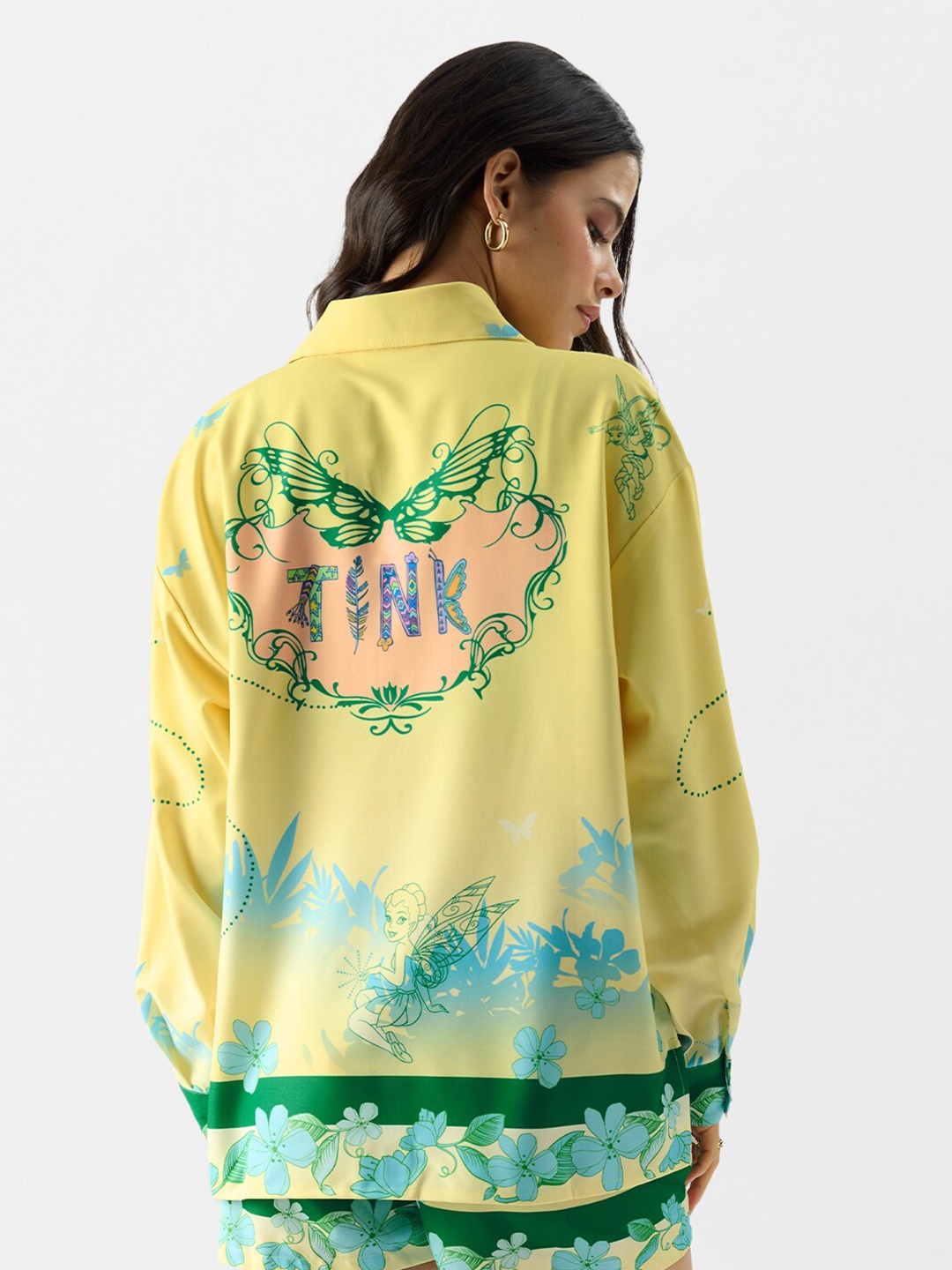 

The Souled Store Floral Printed Pure Cotton Casual Shirt, Yellow