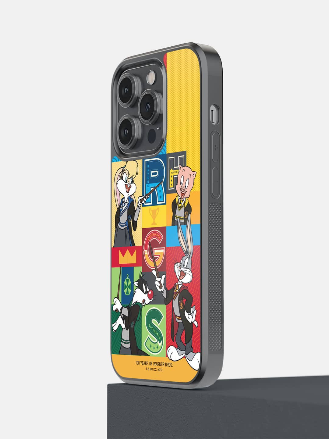 

macmerise Harry potter Shuffle Printed iPhone 14 Pro Phone Bumper Case Cover, Yellow
