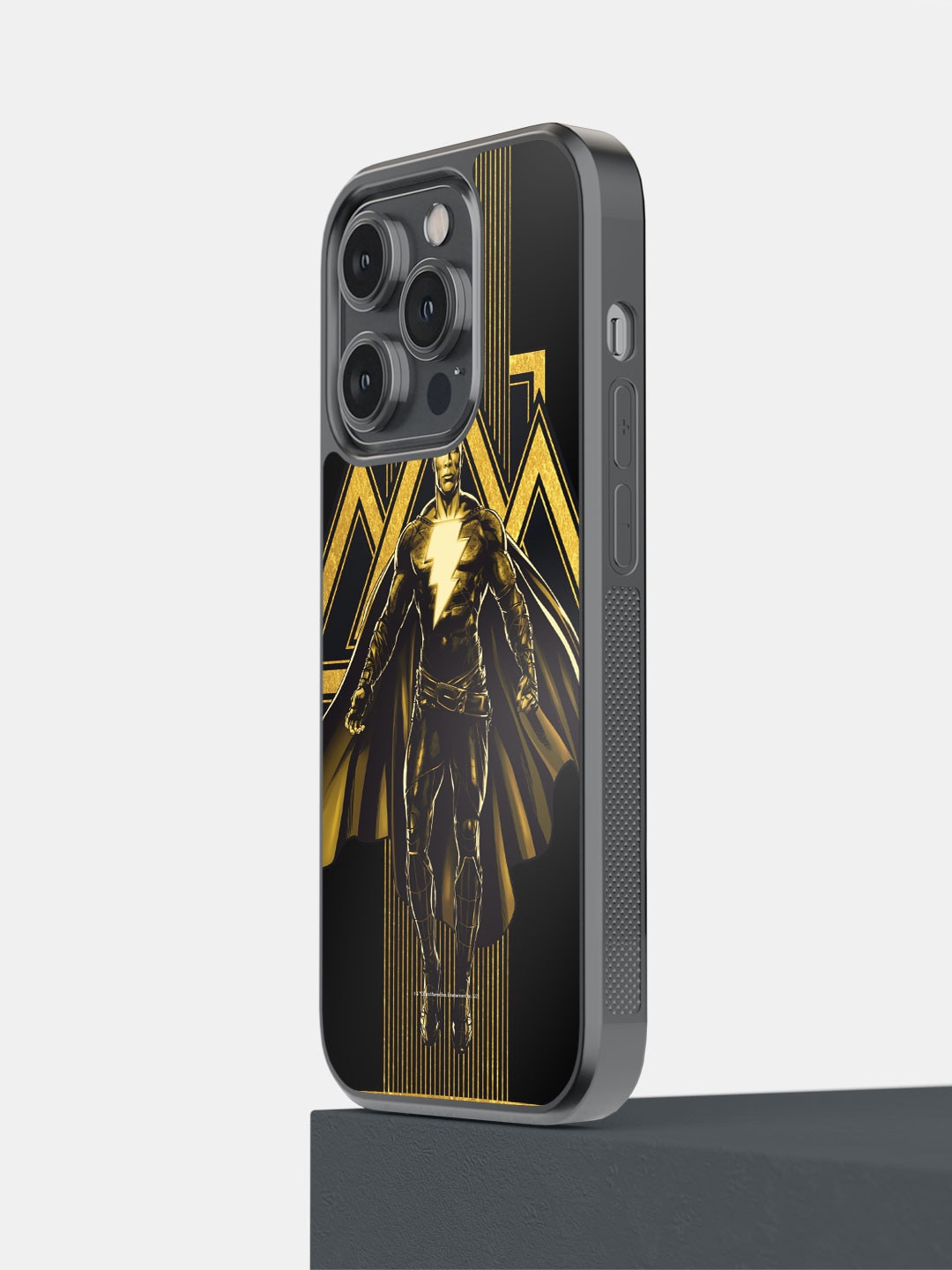 

macmerise Gold Adam Printed IPhone 14 Pro Bumper Case Cover, Black