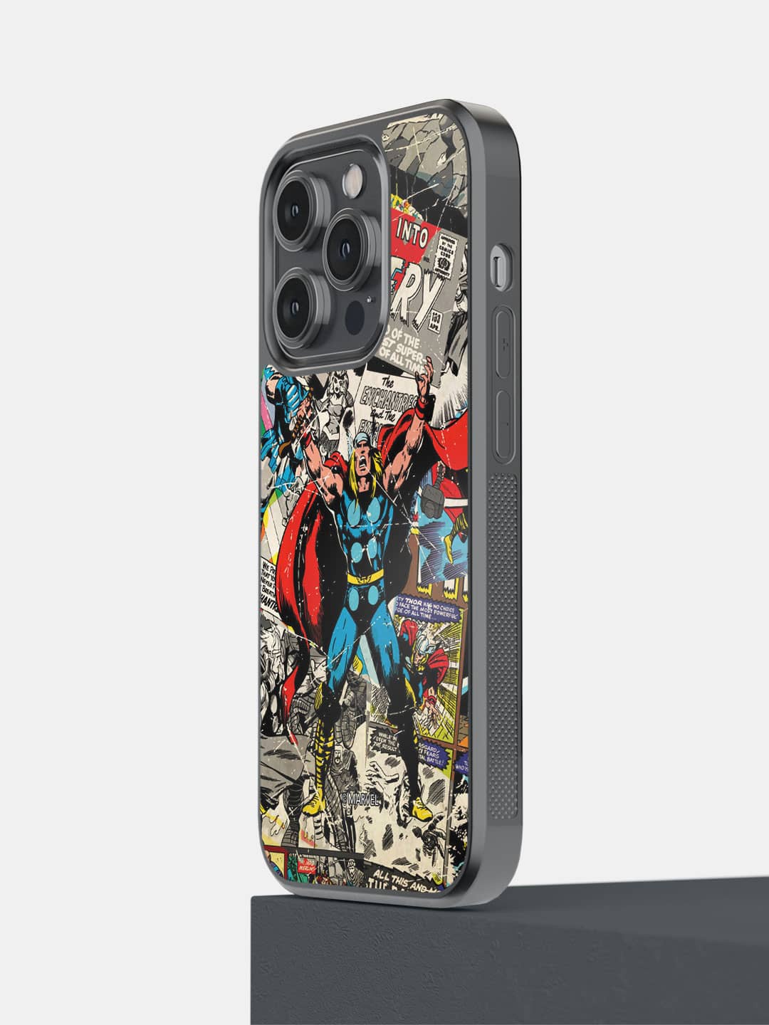 

Macmerise Thor Printed iPhone 14 Plus Bumper Case, White